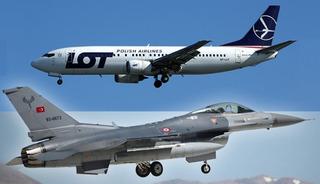 U&ccedil;ak ka&ccedil;ırılma alarmı veren LOT u&ccedil;ağına T&uuml;rk F-16'ları refakat etti