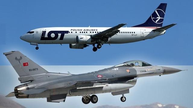 Polonya'dan İsrail'e giden yolcu uçağı 'uçak kaçırılma' alarmı verdi! Türk F-16'ları refakat etti