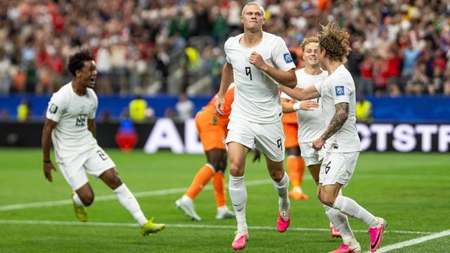 Haaland sahneye çıktı! Norveç Fildişi'ni geçerek tur biletini kaptı