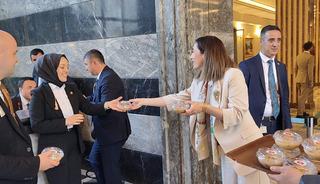 TBMM'de 1.500 kişilik aşure lokması paylaşıldı