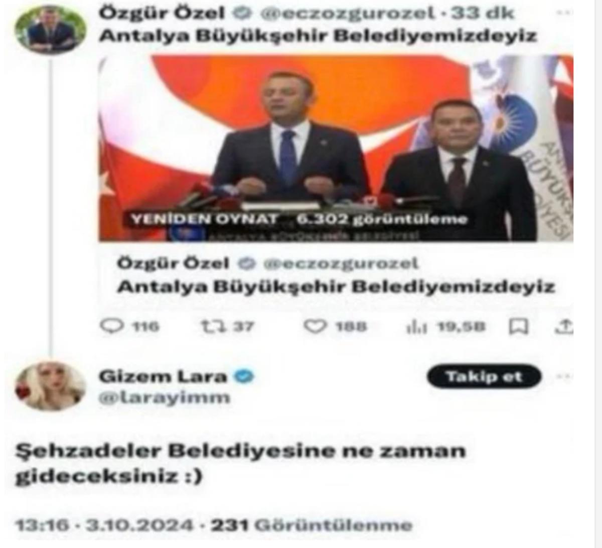 Gülşah Durbay paylaşımı tepki çekmişti! Gizem Altunsoy Kılıçdaroğlu nun listesinde 1
