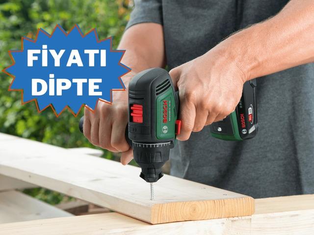 Fiyatı 7203 TL'ye d&uuml;şt&uuml;! Bosch Vidalama Makinesi'nde dev fırsat