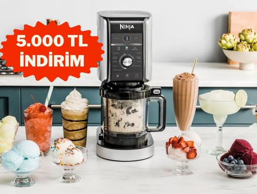 Yaza lezzetli &ccedil;&ouml;z&uuml;m Ninja dondurma makinesinde 5.000 TL indirim var!