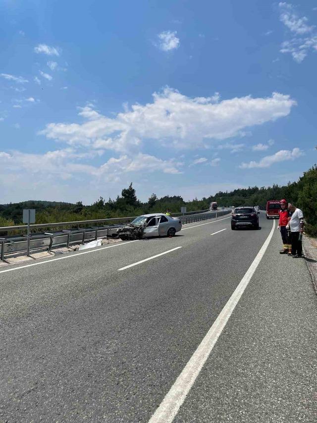 Edremit-Balıkesir karayolunda trafik kazası 2