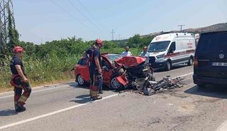 Erdek&rsquo;te zincirleme kaza: 1 &ouml;l&uuml;, 2 yaralı