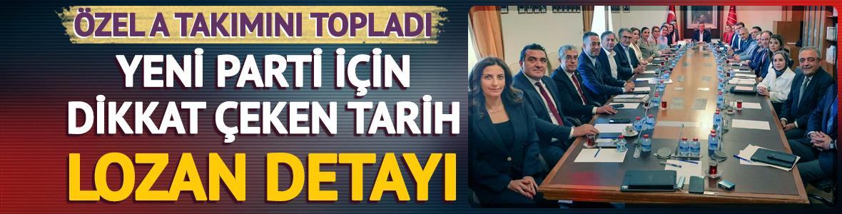 Yeni parti i&ccedil;in o tarih işaret edildi! İki g&ouml;r&uuml;ş &ouml;ne &ccedil;ıktı