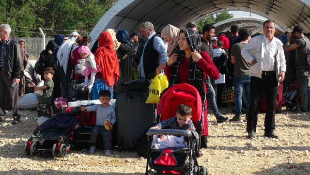 Bayram için ülkelerine giden Suriyeli sayısı 20 bini aştı