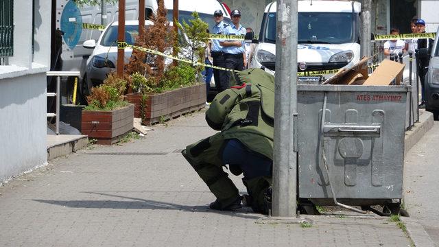 Oyuncak ayı, polisi alarma geçirdi