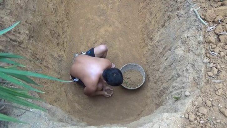 Sadece doğadaki malzemelerle bakın ne yaptı G1