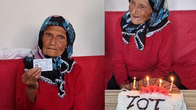 101 yaşında bir ilk yaşadı! Ayşe ninenin uzun yaşam sırrı ise herkesi şaşırttı