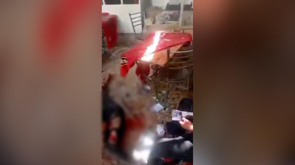 Şam daki bir kafede şiddetli patlama! Olay yerinden kan donduran g&ouml;r&uuml;nt&uuml;ler: 4 &ouml;l&uuml;, 10 yaralı 1