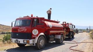 Başkan Arıcı, yangın bölgesinde incelemelerde bulundu