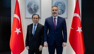 Bakan Fidan, Moro İslam Kurtuluş Cephesi lideri İbrahim'i kabul etti