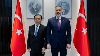 Bakan Fidan, Moro İslam Kurtuluş Cephesi lideri İbrahim'i kabul etti