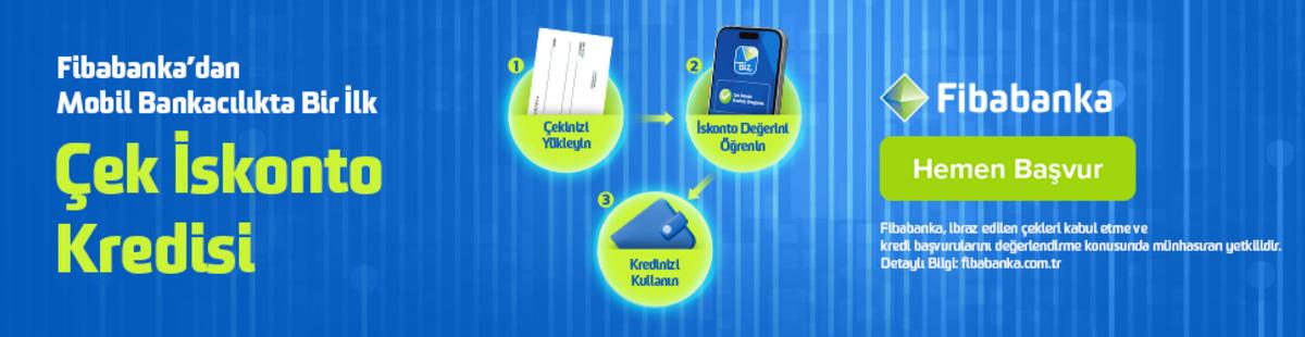 Fibabanka dan Mobil Bankacılıkta Bir İlk! Çek İskonto Kredisi ile işletmenizin finansal gücünü artırın! 2
