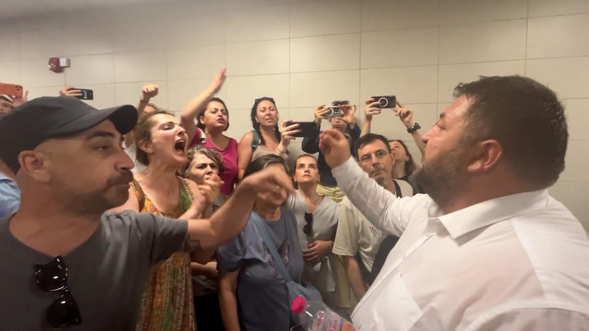 Deniz Göktaş adliyede, ortalık gergin! Kılıçdaroğlu da geldi: Protesto anları kamerada 4