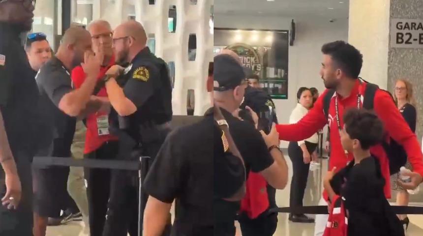 D&uuml;nya Kupası'nda b&uuml;y&uuml;k skandal! Mısır Milli Takımı ile Amerikan polisi birbirine girdi