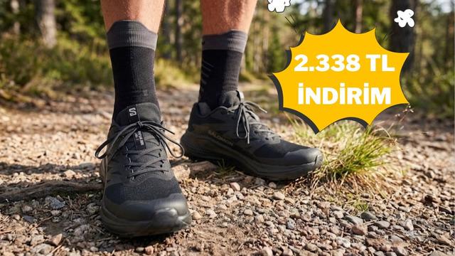 Her türlü zemine uyum sağlayan Salomon Alphaglide ayakkabı indirimde