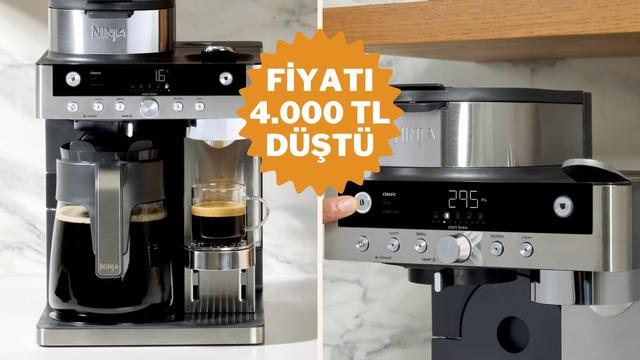 Evinizin yeni baristası Ninja kahve makinesi şimdi indirimde