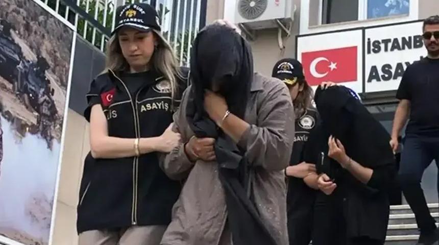 İstanbul&rsquo;da su&ccedil; makinesi kadınların &uuml;zerinden 1 milyonluk ziynet eşyası &ccedil;ıktı, takside yakalandılar