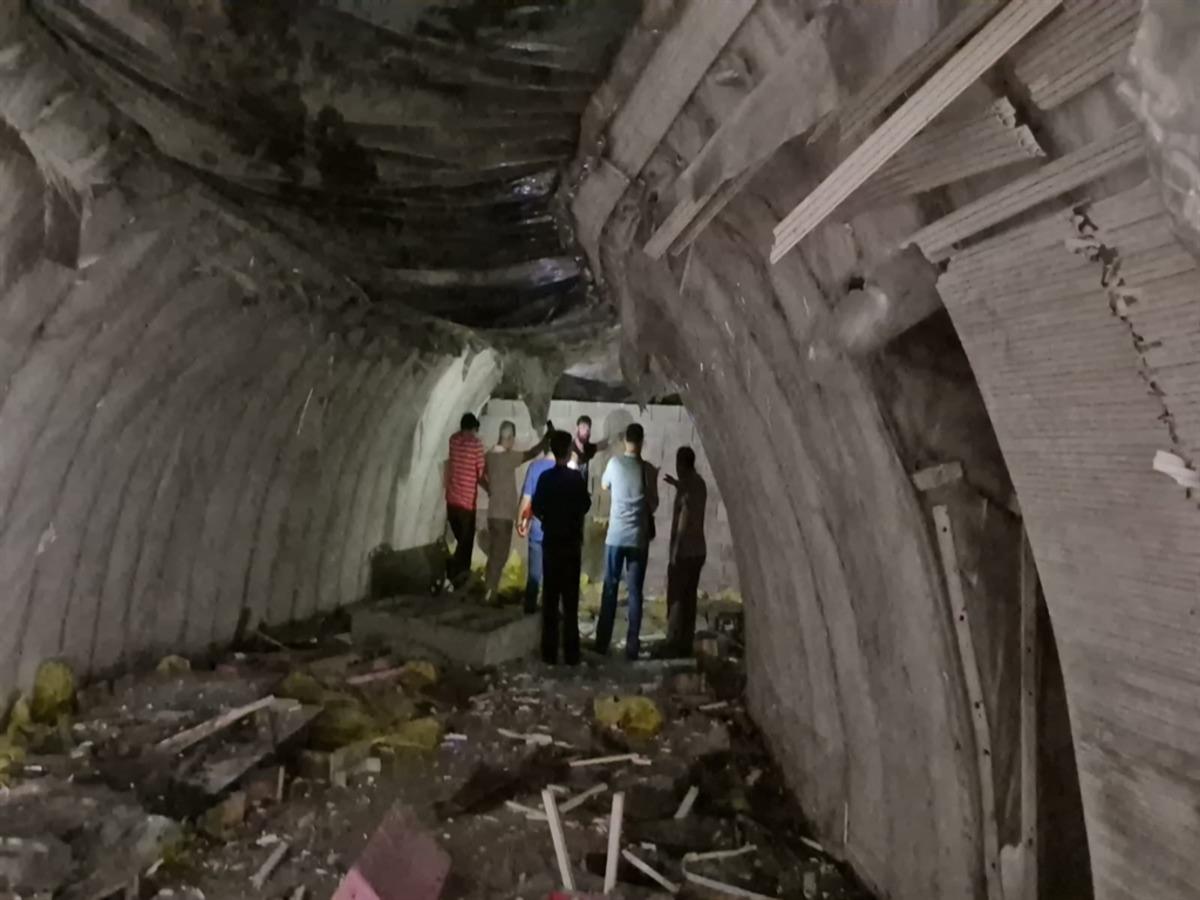 Zonguldak ta yıkılan işhanının altından 2 nci D&uuml;nya Savaşı ndan kalma sığınak &ccedil;ıktı 4