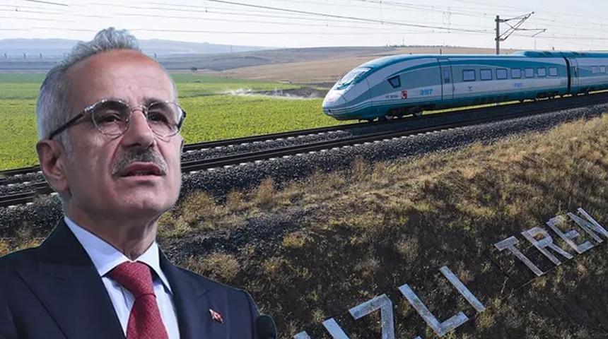 İstanbul-&Ccedil;anakkale arası 2 saate d&uuml;şecek! Uraloğlu, hızlı tren hattı i&ccedil;in tarih verdi