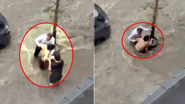 SON DAKİKA | İstanbul'u sağanak fena vurdu! Yollar göle döndü, neredeyse sele kapılıyordu