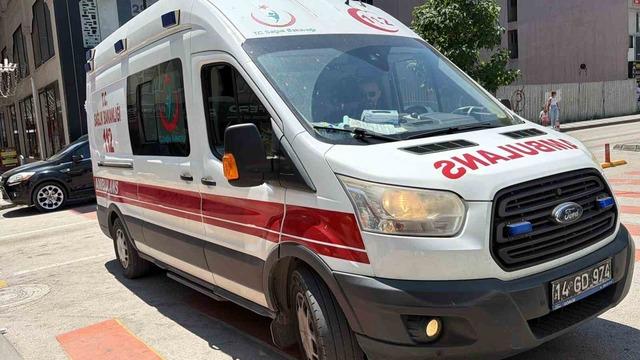 Bolu&rsquo;da geri manevra yapan panelvan yaşlı kadına &ccedil;arptı 2