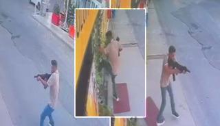 Bodrum'da pompalı t&uuml;fekle rastgele ateş a&ccedil;tı; o anlar kamerada