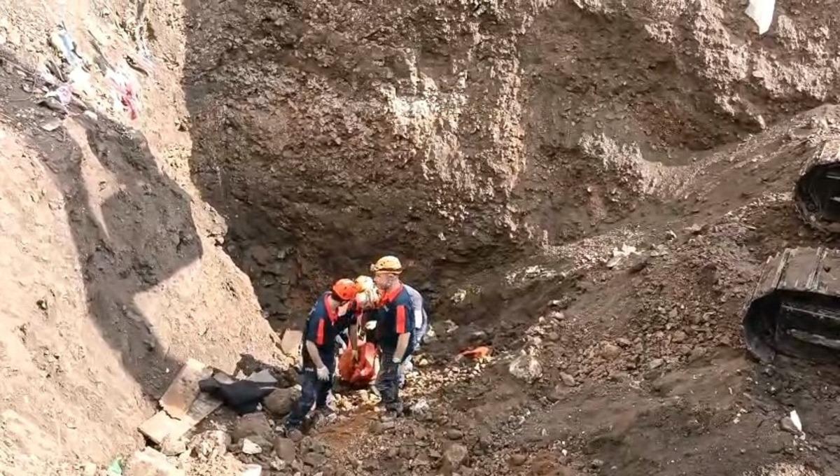 Eskişehir deki define faciasında AFAD ın zorlu operasyonu kamerada 1