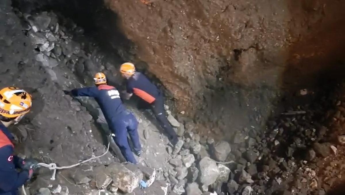 Eskişehir deki define faciasında AFAD ın zorlu operasyonu kamerada 2