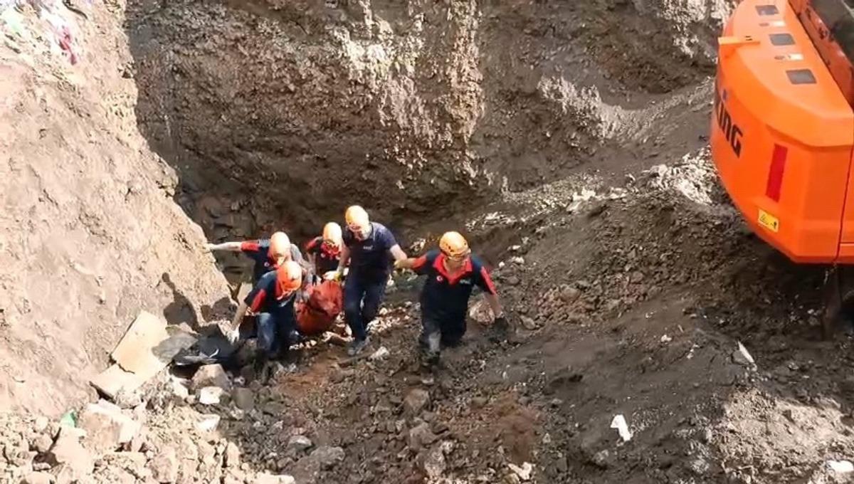 Eskişehir deki define faciasında AFAD ın zorlu operasyonu kamerada 4