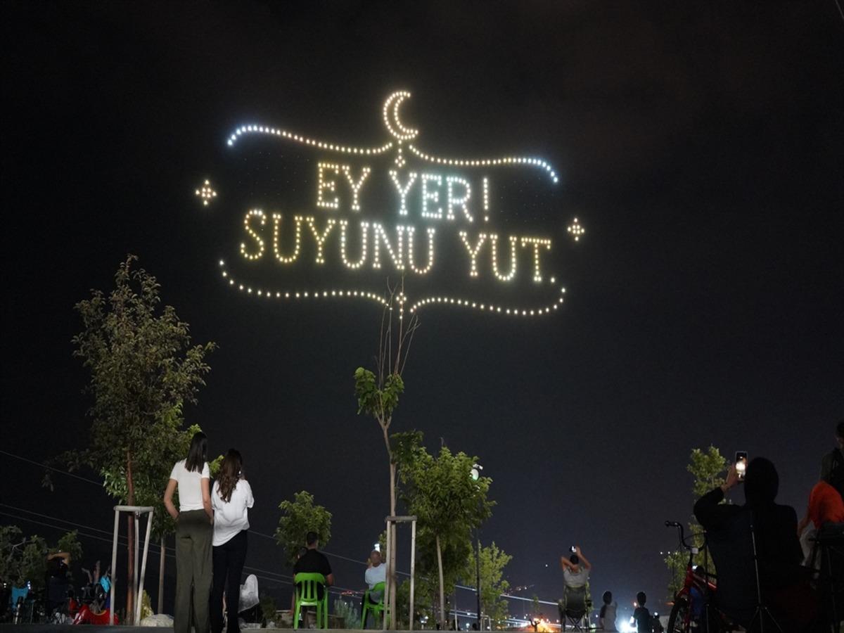 Şırnak’ta Hz. Nuh’u Anma Merasimi’nde ışıklı dron gösterisi 1