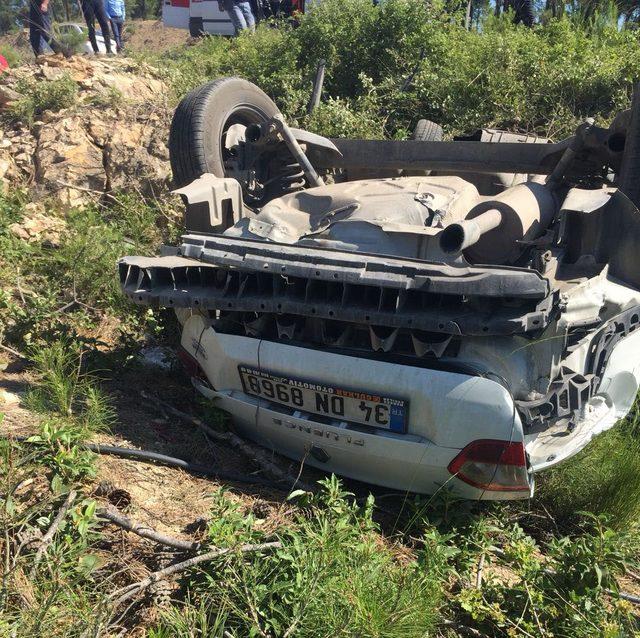 Gördes'teki kazada 1 kişi öldü, 2 kişi yaralandı