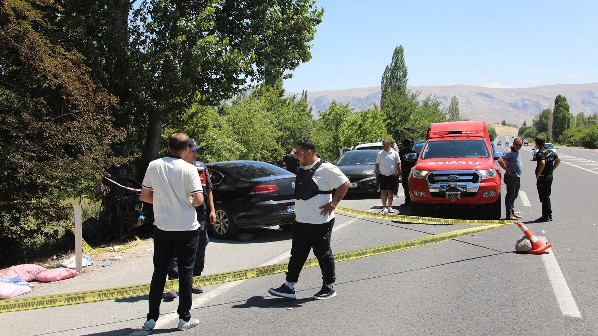 Malatya'da otomobil ağaca çarptı: 2 ölü, 4 ağır yaralı