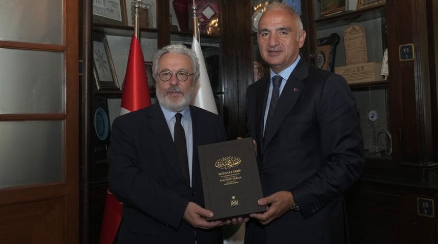 Bakan Ersoy'dan k&uuml;lt&uuml;rel miras i&ccedil;in uluslararası iş birliği vurgusu