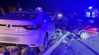 Tokat'ta iki otomobilin çarpıştığı kazada 9 kişi yaralandı