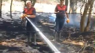 Elazığ’da örtü yangını