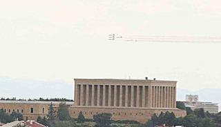 T&uuml;rk Yıldızları&rsquo;ndan Ankara semalarında prova u&ccedil;uşu