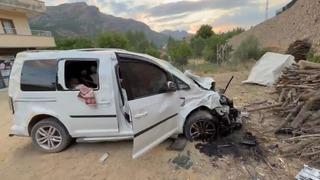 Hakkari'de meydana gelen trafik kazasında 3 kişi yaralandı
