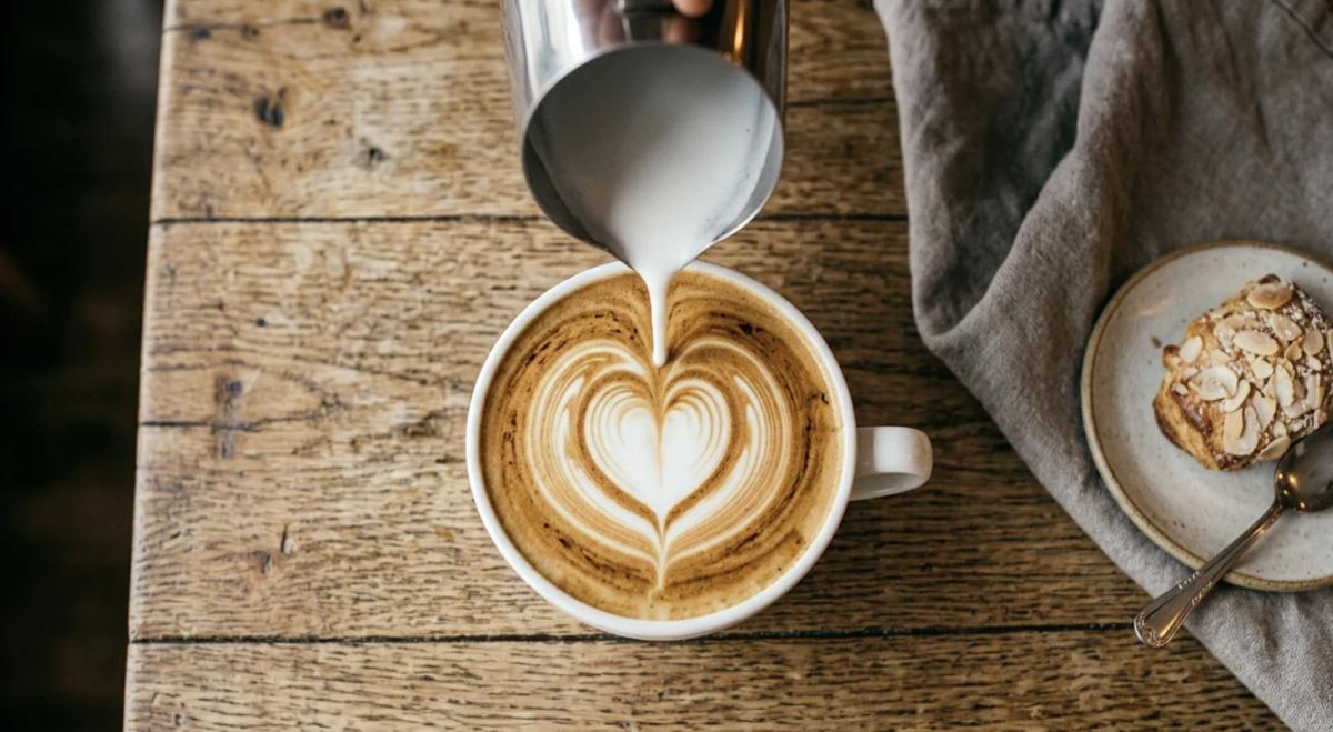 Latte art yapmaya yeni başlayanlar için adım adım süt köpürtme el rehberi 6