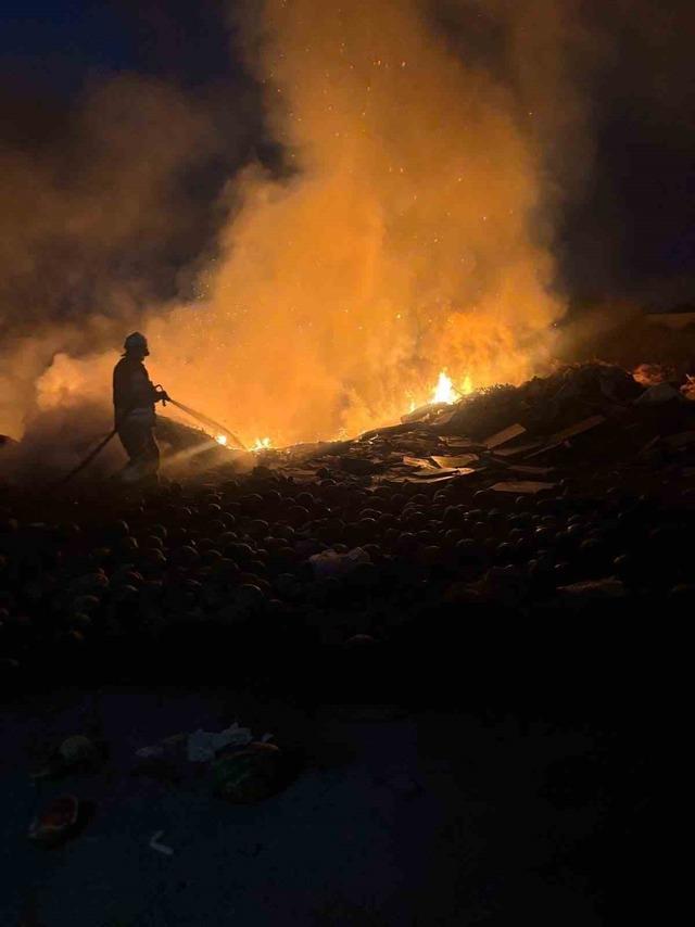 Erzin&rsquo;de &ccedil;&ouml;pl&uuml;k yangını 3