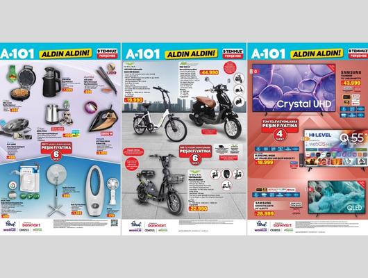 A101'e elektrikli bisiklet geliyor! 9 Temmuz 2026 A101 kataloğu 
