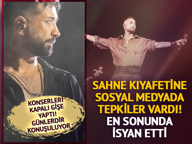 Tan Taş&ccedil;ı'nın sahne kıyafeti konuşuluyordu! A&ccedil;ıklama geldi