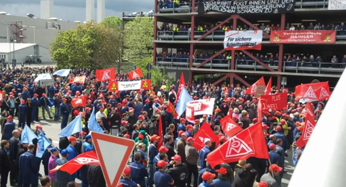 Almanya’da otomotiv devine protesto! Çalışma süresi ortalığı karıştırdı 1