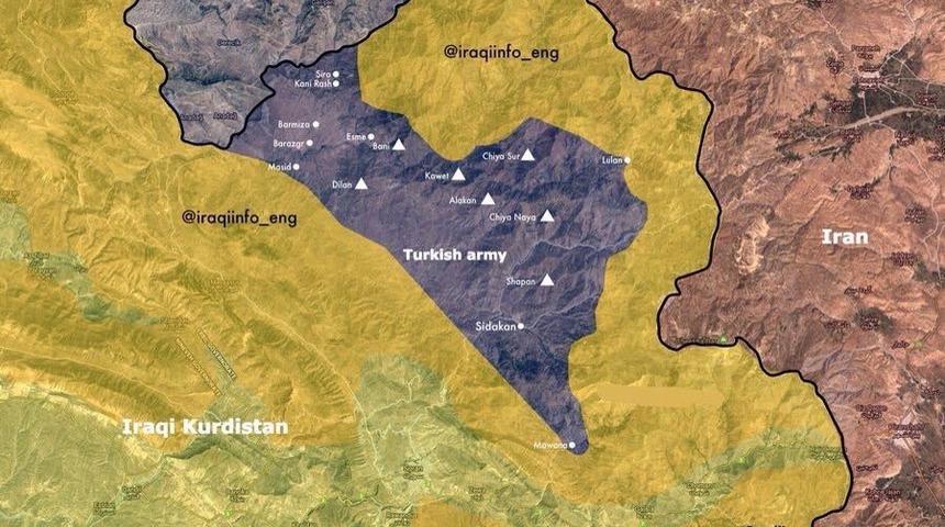 Türk askeri Kuzey Irak'a 27 kilometre girdi! Kandil operasyonu yaklaşıyor