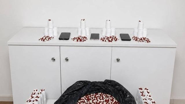 Baskında 25 bin 500 sentetik hap ele geçirildi