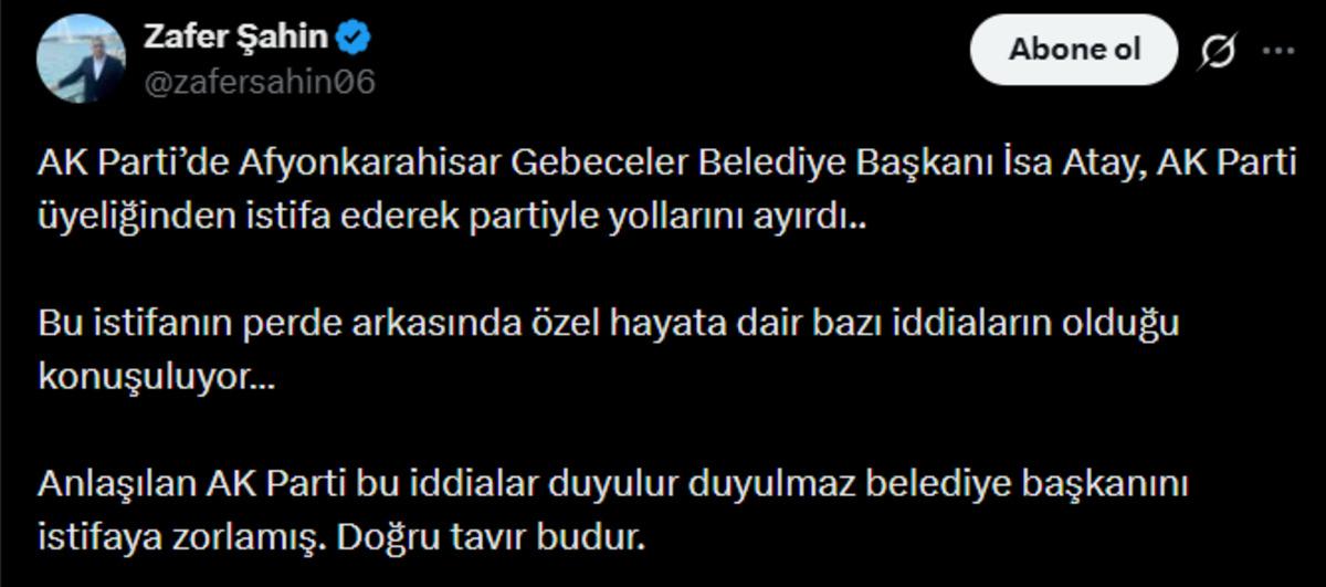 AK Parti de perde arkası dikkat çeken istifa! Belediye başkanıyla yollar ayrıldı 2