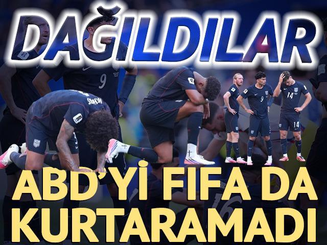 ABD'yi FIFA da kurtaramadı! Parampar&ccedil;a oldular