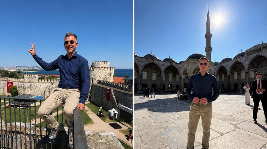 Macaristan Başbakanı Peter Magyar, turist gibi İstanbul'u gezdi